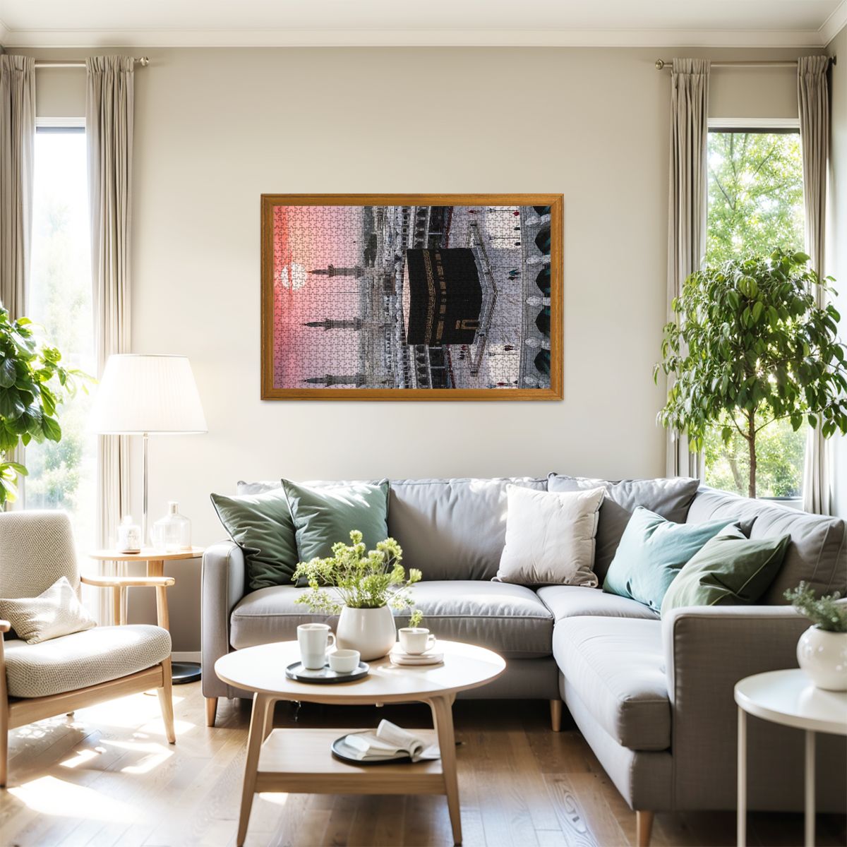 Puzzles en bois 1000 pièces la Mecque