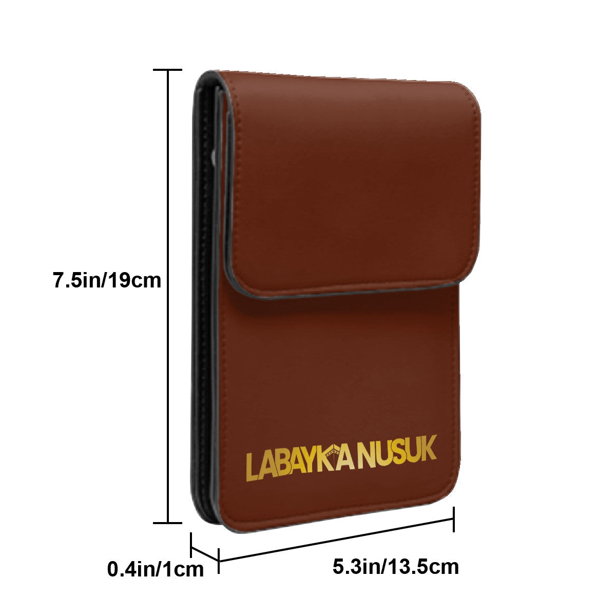 Sac à bandoulière en cuir porte-monnaie & téléphone portable LabaykaNusuk