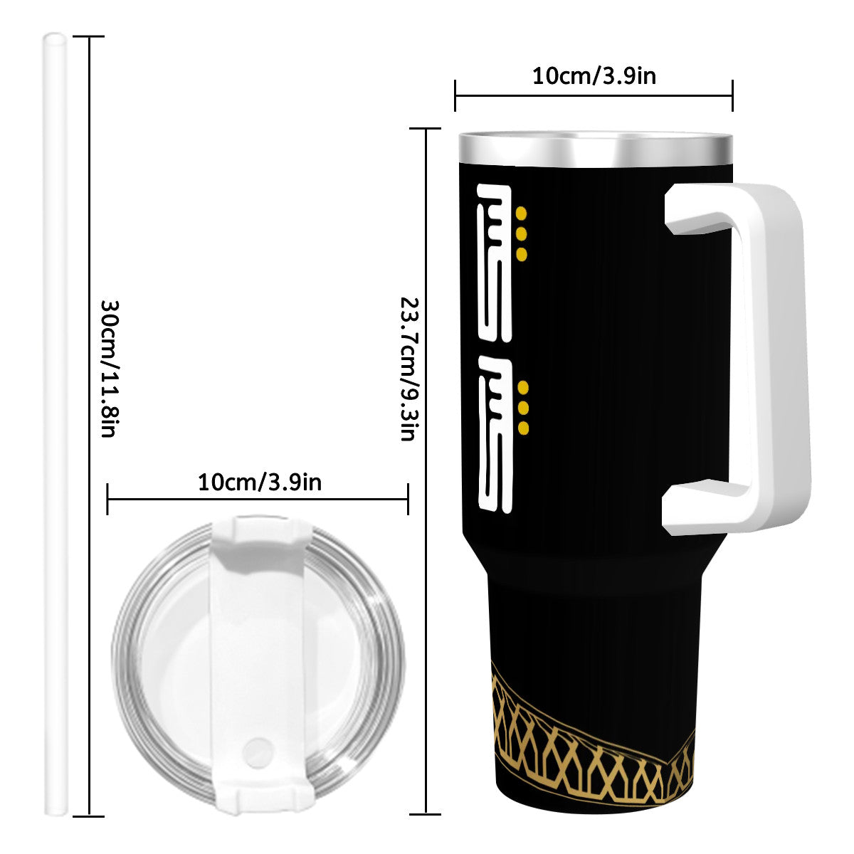 Gobelt de voyage LabaykaLabayk design Kaaba avec poignée et paille