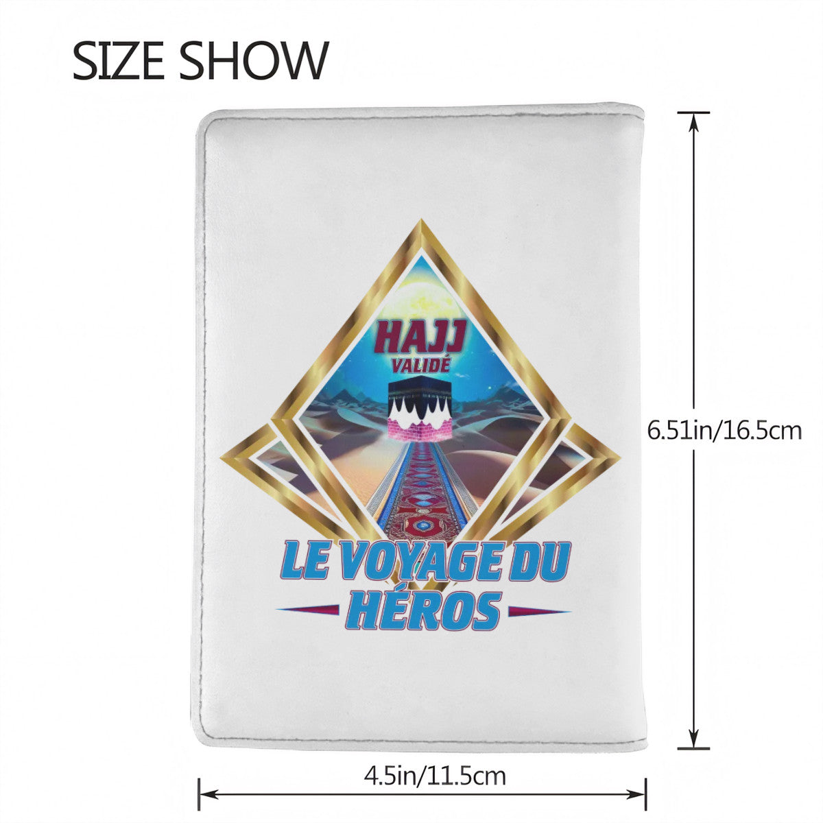 Porte-passeport Hajj Labaykanusuk Grand format