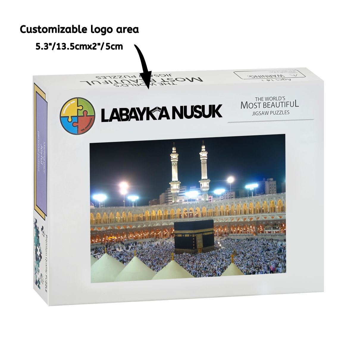 Puzzles en bois 1000 pièces Makkah