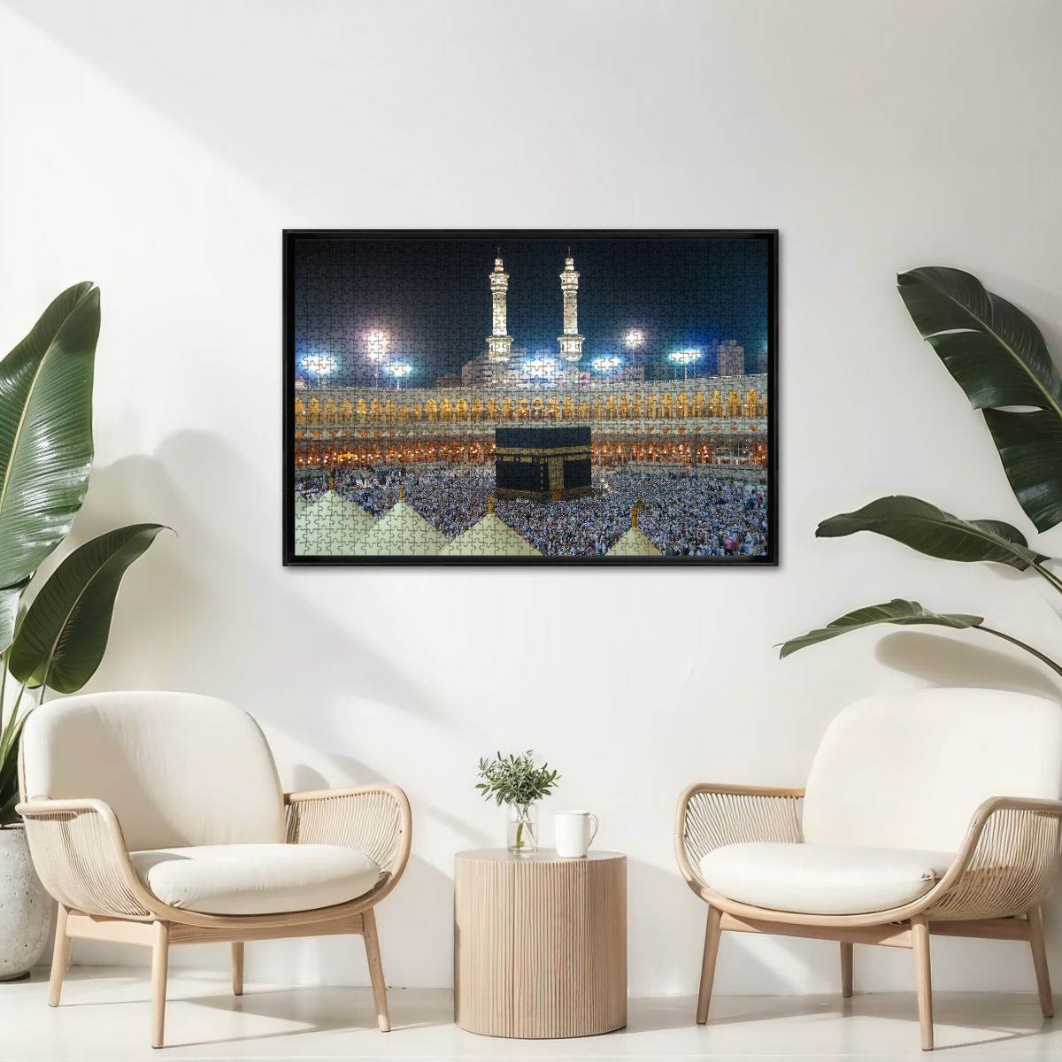 Puzzles en bois 1000 pièces Makkah