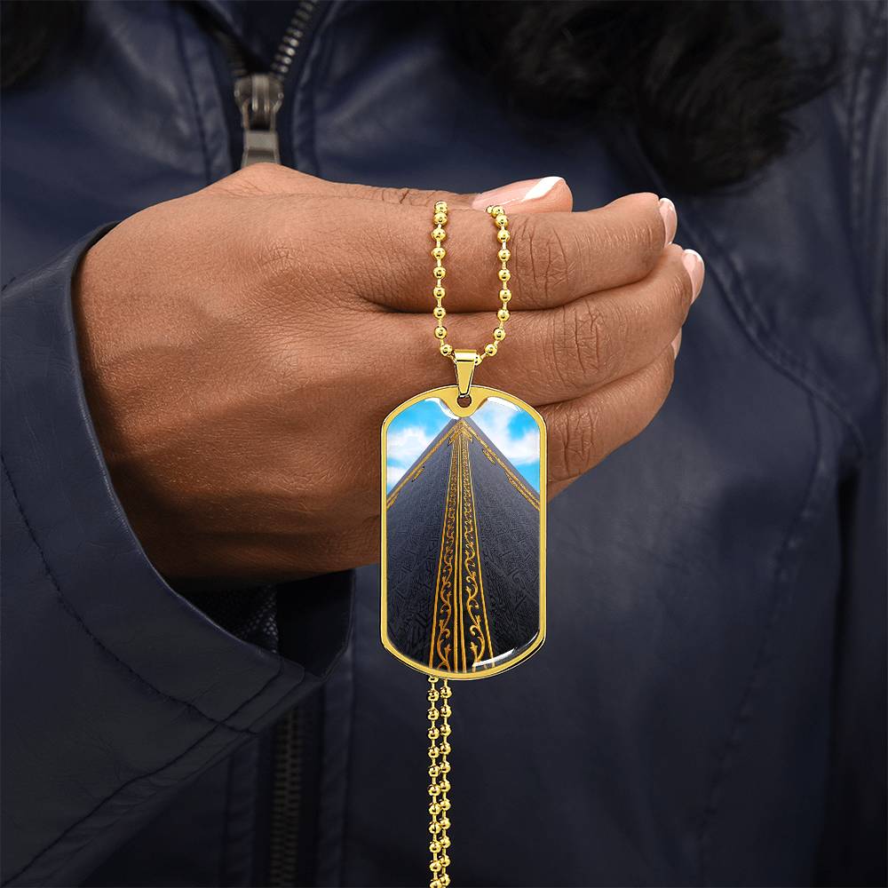Collier de luxe La Kaaba Vue céleste de la Maison sacrée