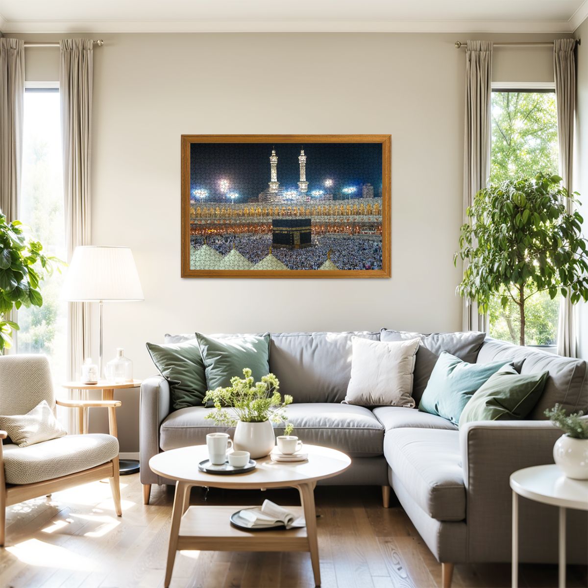 Puzzles en bois 1000 pièces Makkah