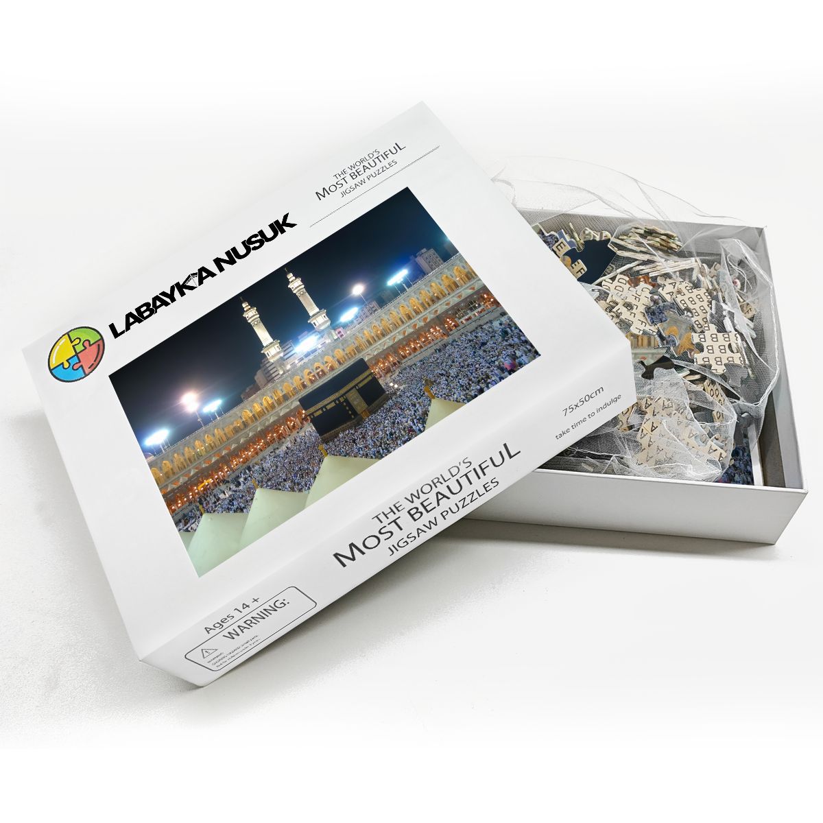 Puzzles en bois 1000 pièces Makkah