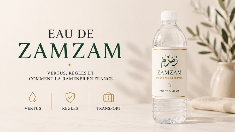 Eau de Zamzam : vertus, bienfaits et comment la ramener en France