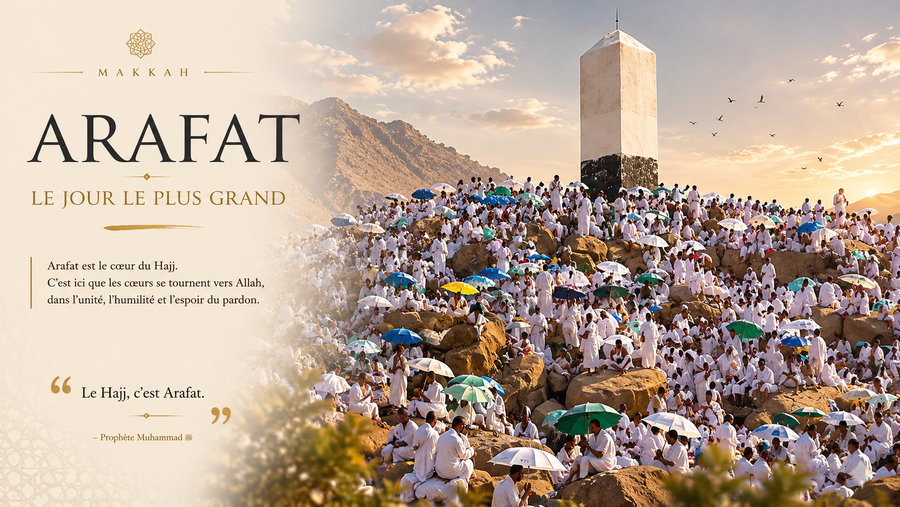Arafat : le cœur du Hajj et le jour le plus important de l'année guide complet