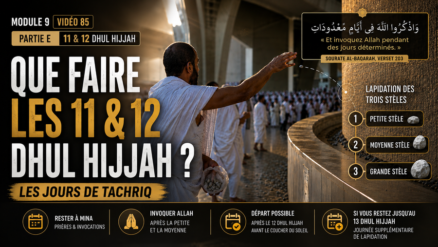 Les jours de Tachriq. Que faire les 11 et 12 Dhul Hijjah pendant le Hajj ?