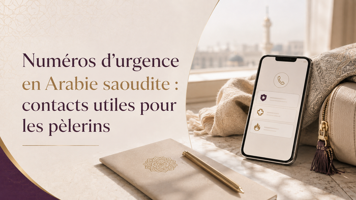 Numéros d’urgence en Arabie saoudite, contacts utiles pour les pèlerins, Point Pèlerin LABAYKANUSUK