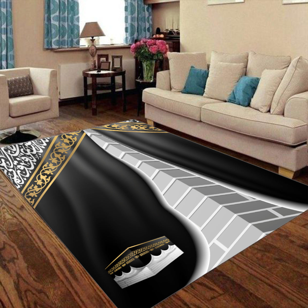 Tapis de prière la kaaba illustration