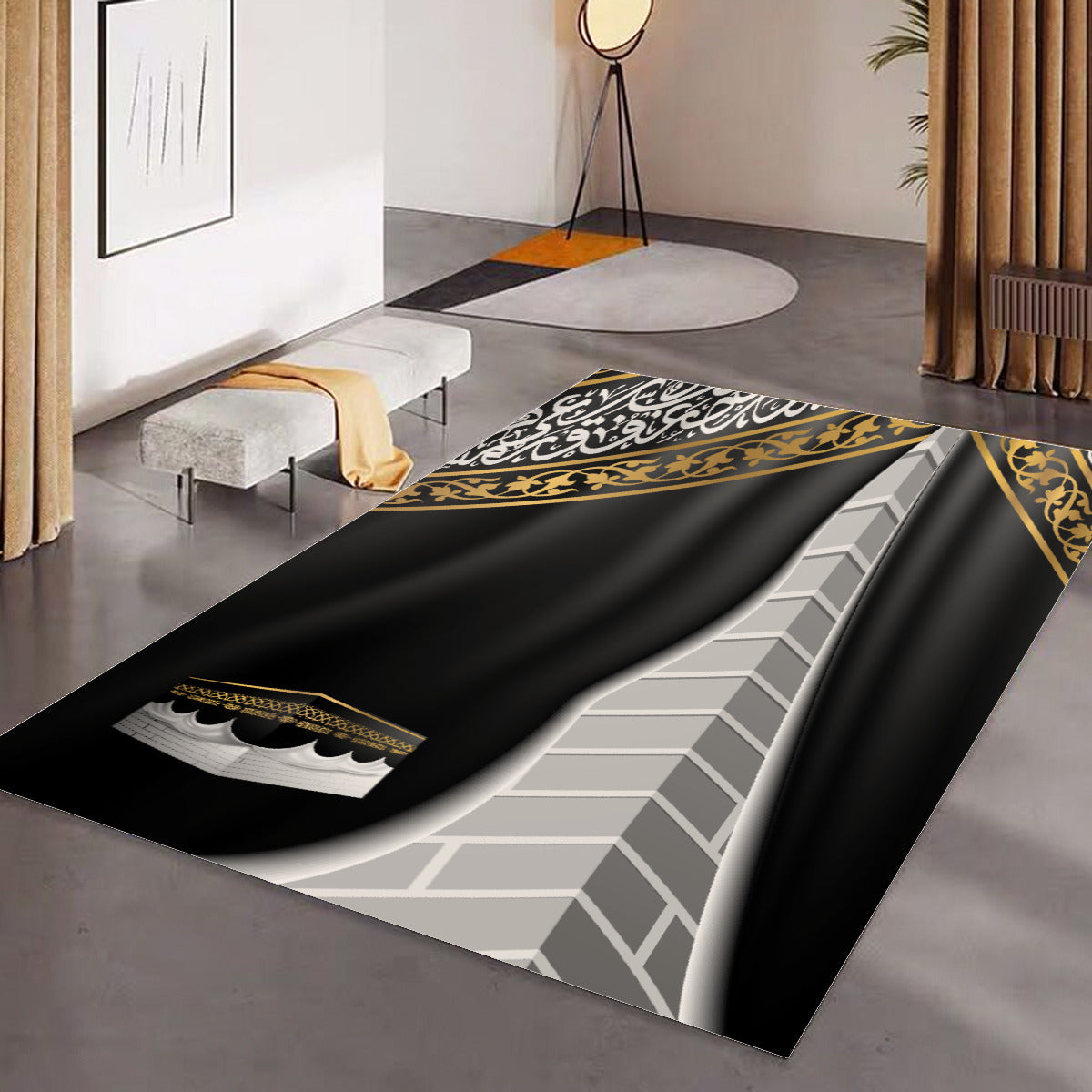 Tapis de prière la kaaba illustration