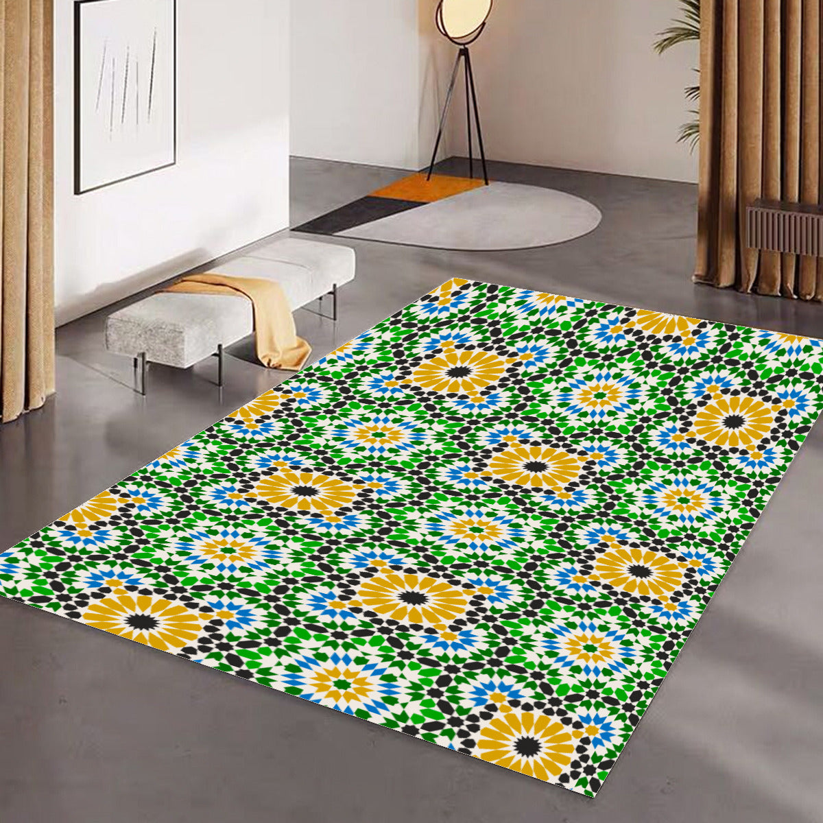 Tapis de prière motif zellige Marocain