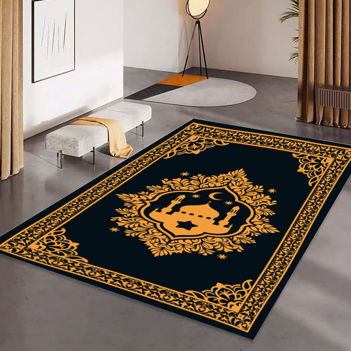 Tapis de prière/salon rectangulaire pliable Masjid nabawi illustration