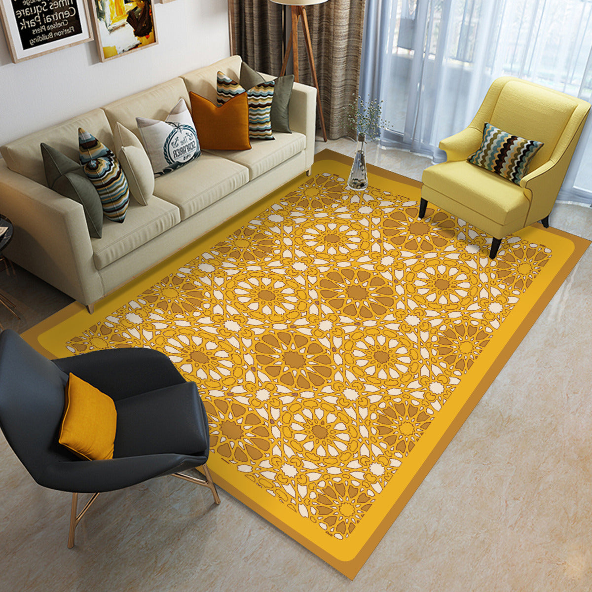 Tapis de prière luxe Motif oriental