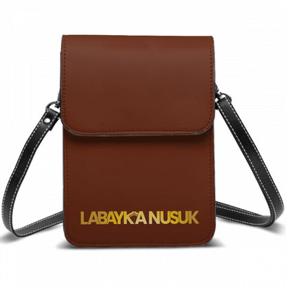 Sac à bandoulière en cuir porte-monnaie & téléphone portable LabaykaNusuk