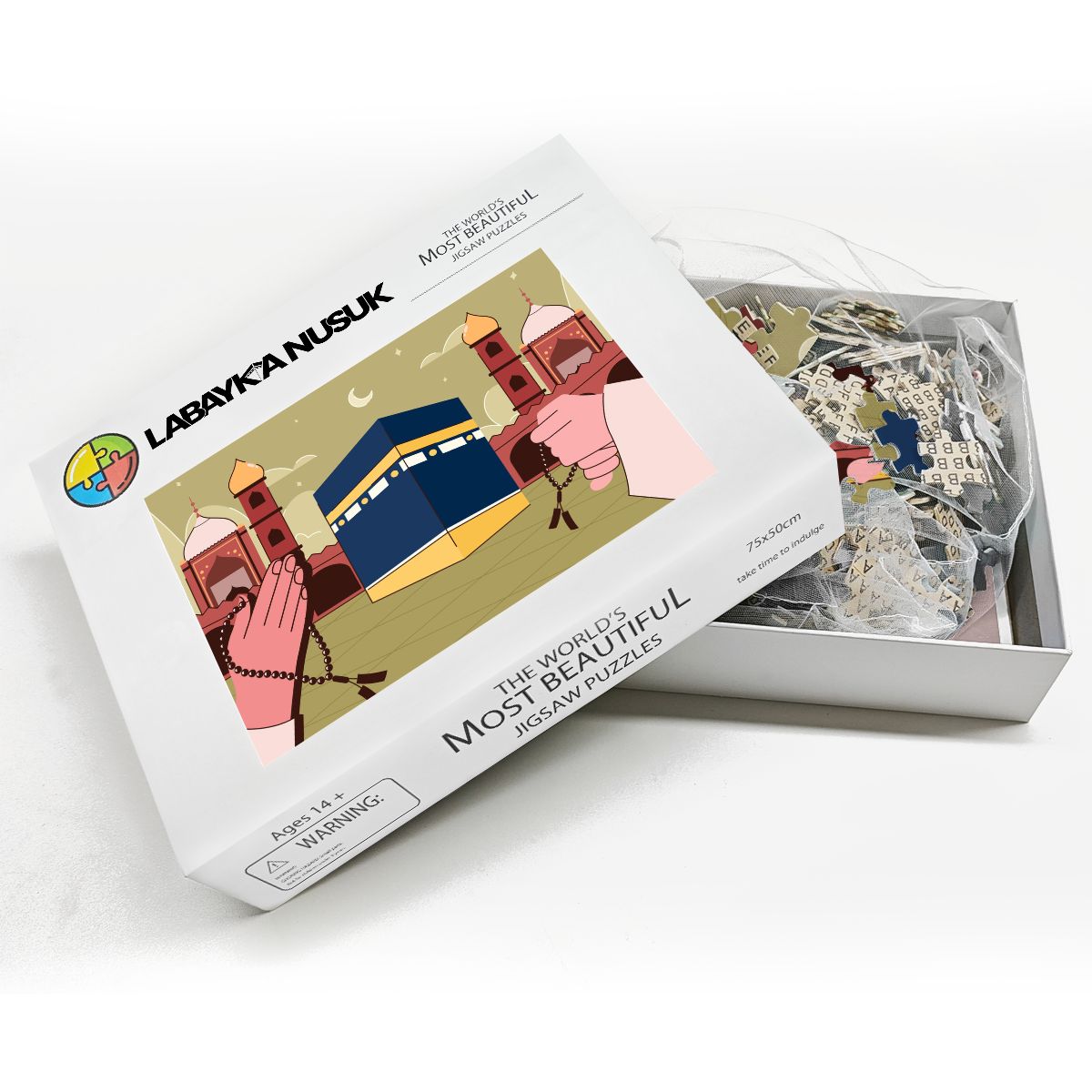 Puzzles en bois 1000 pièces Doua à la Mecque