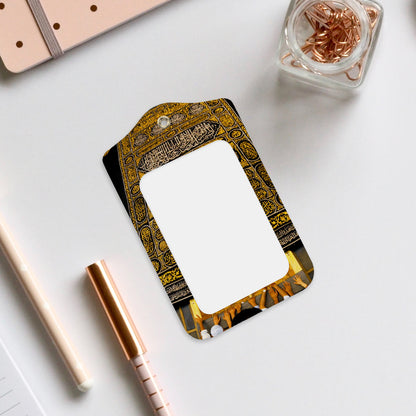 Porte-badge en cuir Makkah