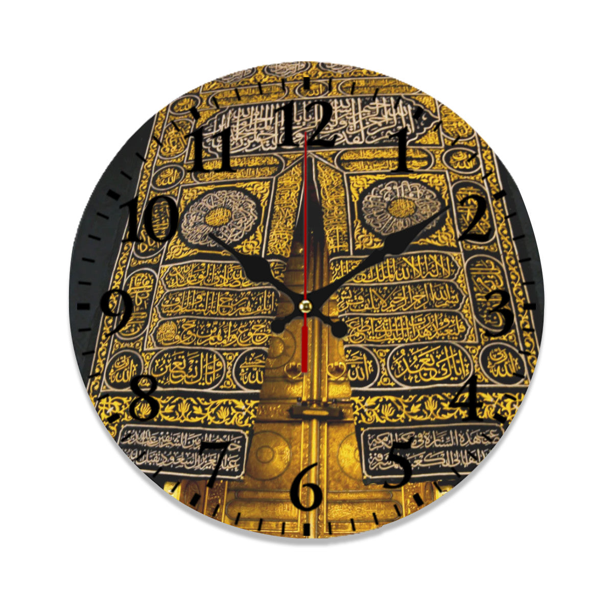 Horloge islamique murale Kaaba en PVC