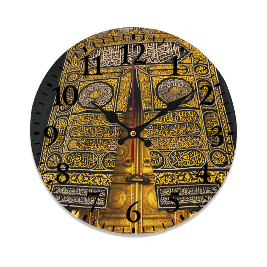 Horloge islamique murale Kaaba en PVC