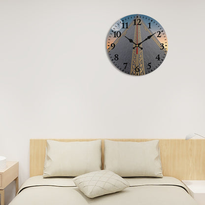 Horloge islamique murale Kaaba & Lune en PVC