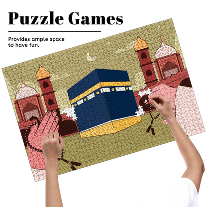 Puzzles en bois 1000 pièces Doua à la Mecque