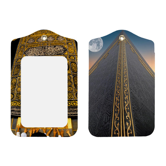 Porte-badge en cuir Makkah