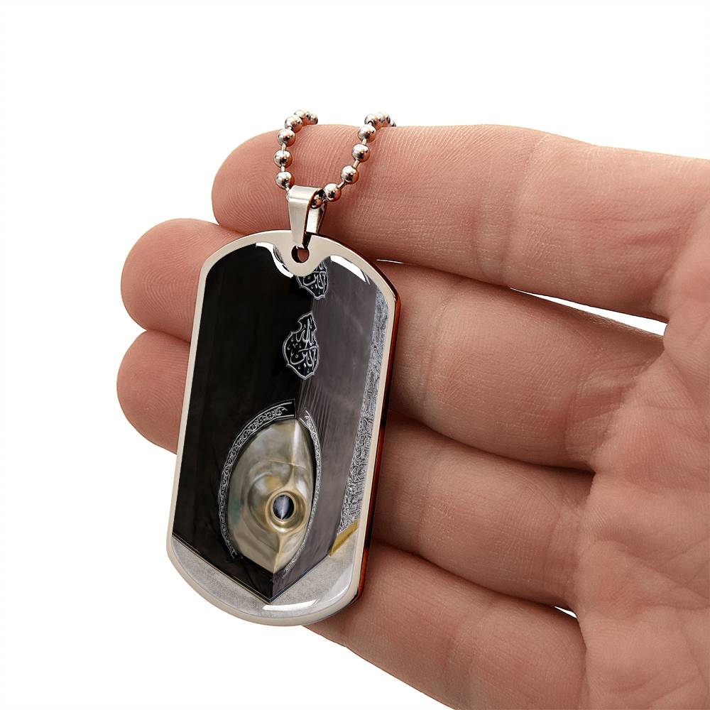 Collier de luxe Al-Hajar Al-Aswad Pierre Noire de la Kaaba