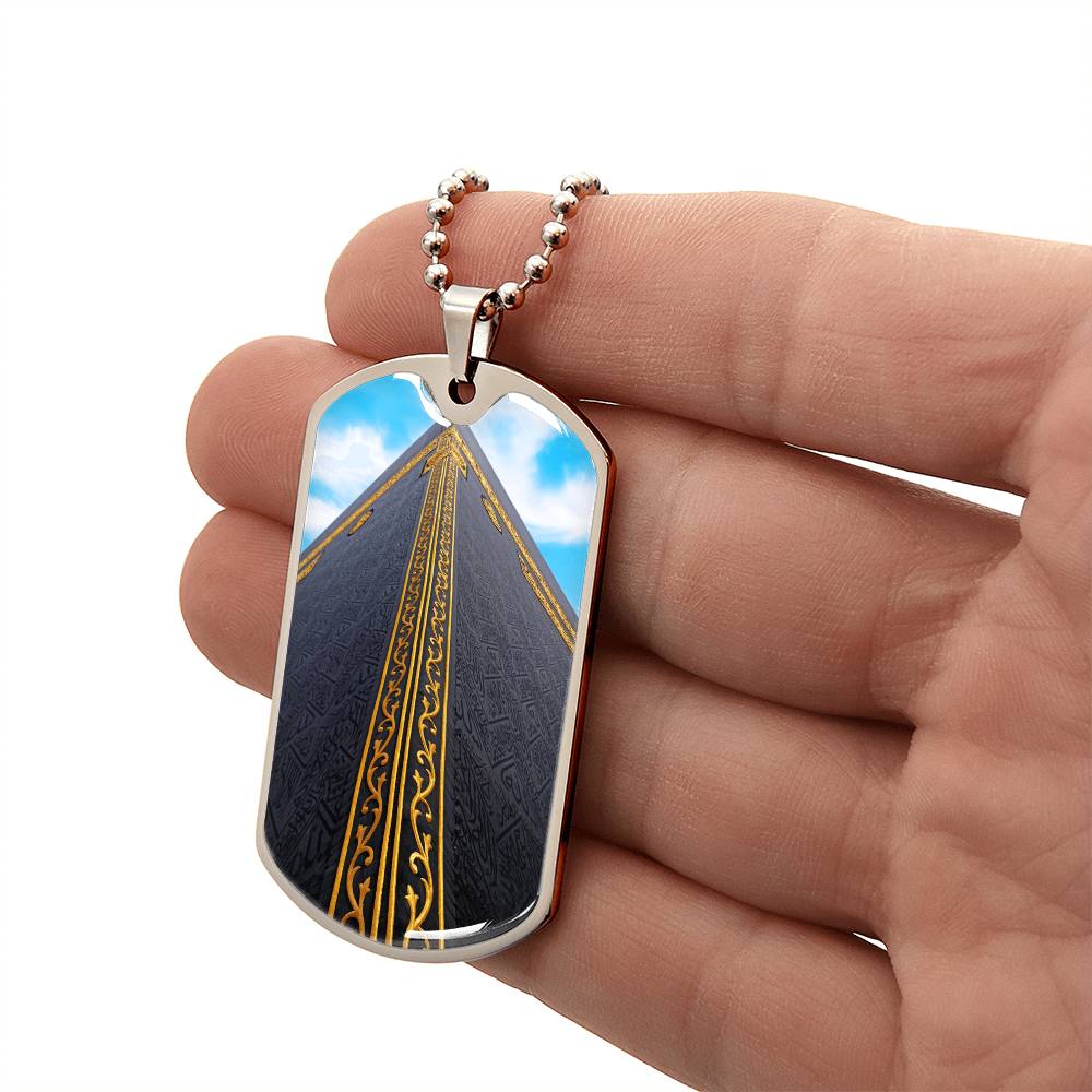 Collier de luxe La Kaaba Vue céleste de la Maison sacrée