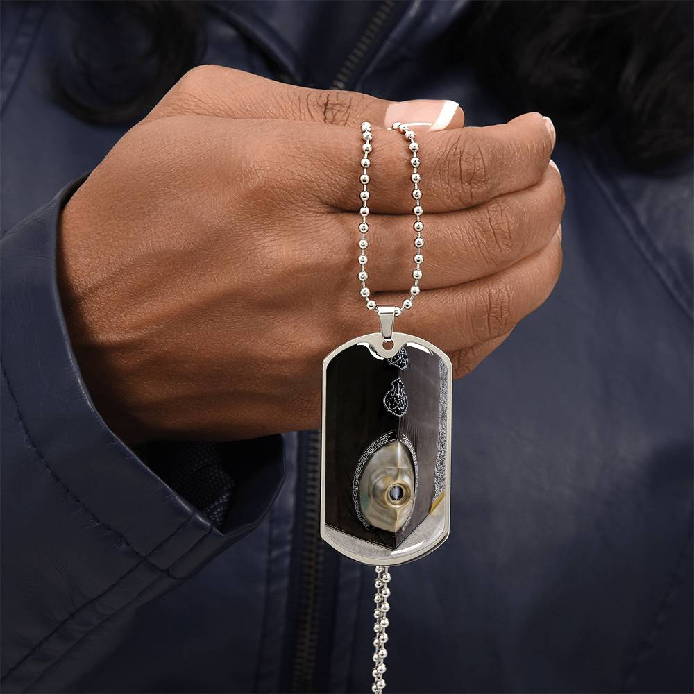 Collier de luxe Al-Hajar Al-Aswad Pierre Noire de la Kaaba