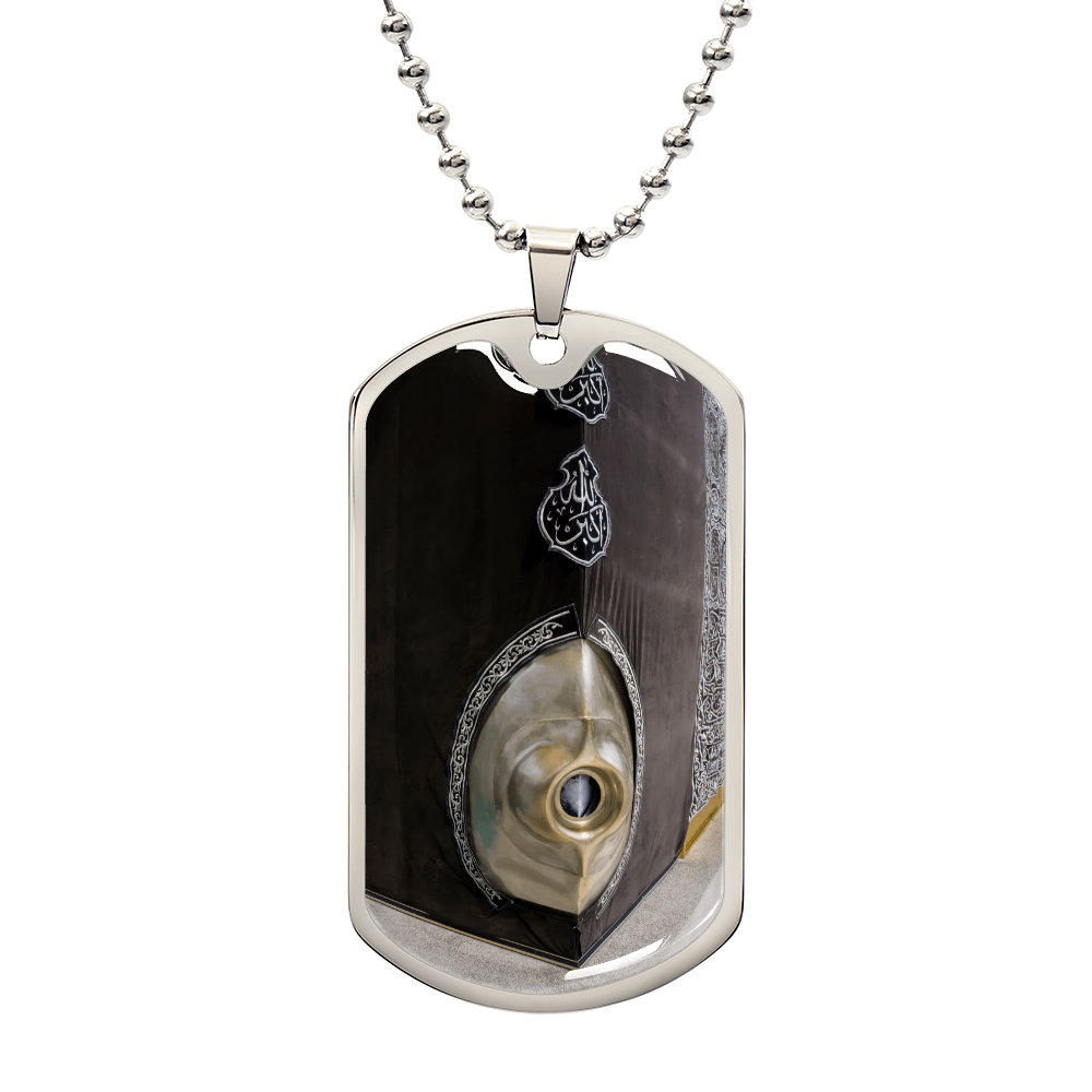 Collier de luxe Al-Hajar Al-Aswad Pierre Noire de la Kaaba