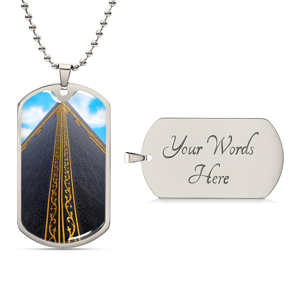 Collier de luxe La Kaaba Vue céleste de la Maison sacrée