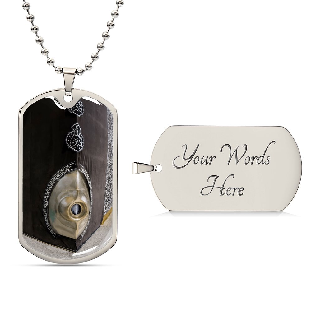 Collier de luxe Al-Hajar Al-Aswad Pierre Noire de la Kaaba