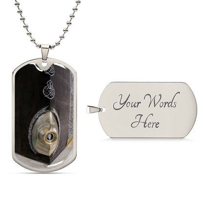 Collier de luxe Al-Hajar Al-Aswad Pierre Noire de la Kaaba