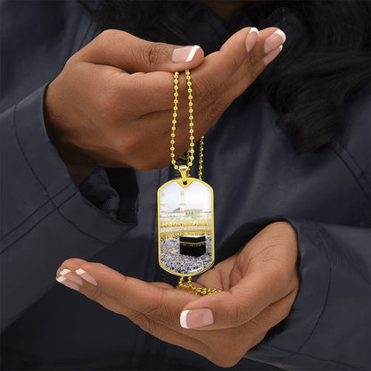 Collier de luxe Al-Haram Al-Makki La Kaaba cœur sacré de La Mecque