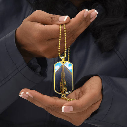 Collier de luxe La Kaaba Vue céleste de la Maison sacrée