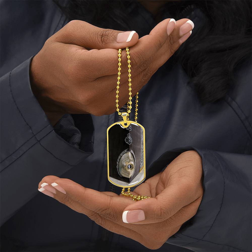 Collier de luxe Al-Hajar Al-Aswad Pierre Noire de la Kaaba