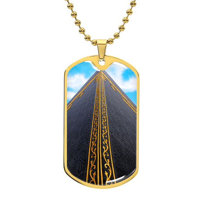 Collier de luxe La Kaaba Vue céleste de la Maison sacrée