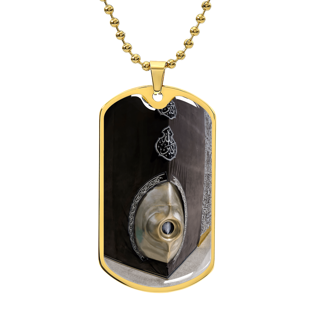 Collier de luxe Al-Hajar Al-Aswad Pierre Noire de la Kaaba