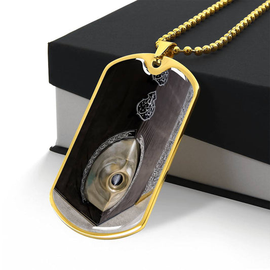 Collier de luxe Al-Hajar Al-Aswad Pierre Noire de la Kaaba