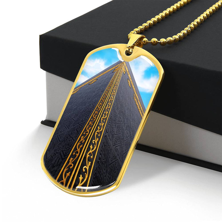 Collier Kaaba vue céleste Maison sacrée