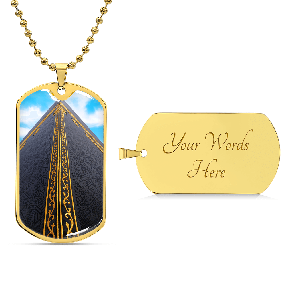 Collier de luxe La Kaaba Vue céleste de la Maison sacrée