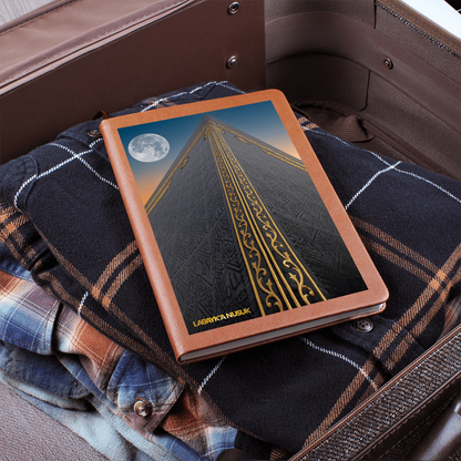 Bloc-notes Élévation Vue de la Kaaba Cuir Végétalien