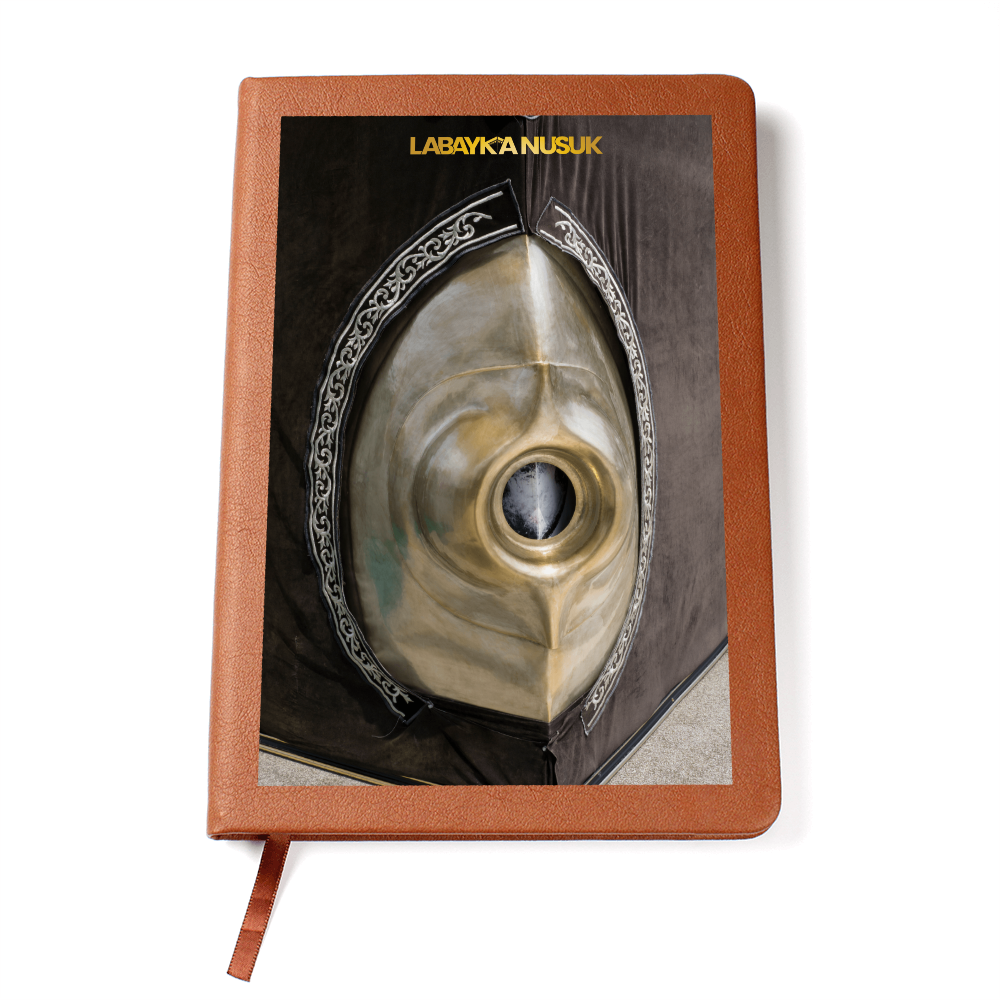 Bloc-notes Pierre Noire Hajar Al-Aswad Cuir Végétalien