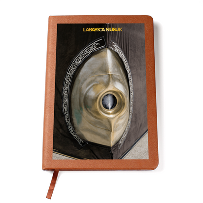 Bloc-notes Pierre Noire Hajar Al-Aswad Cuir Végétalien