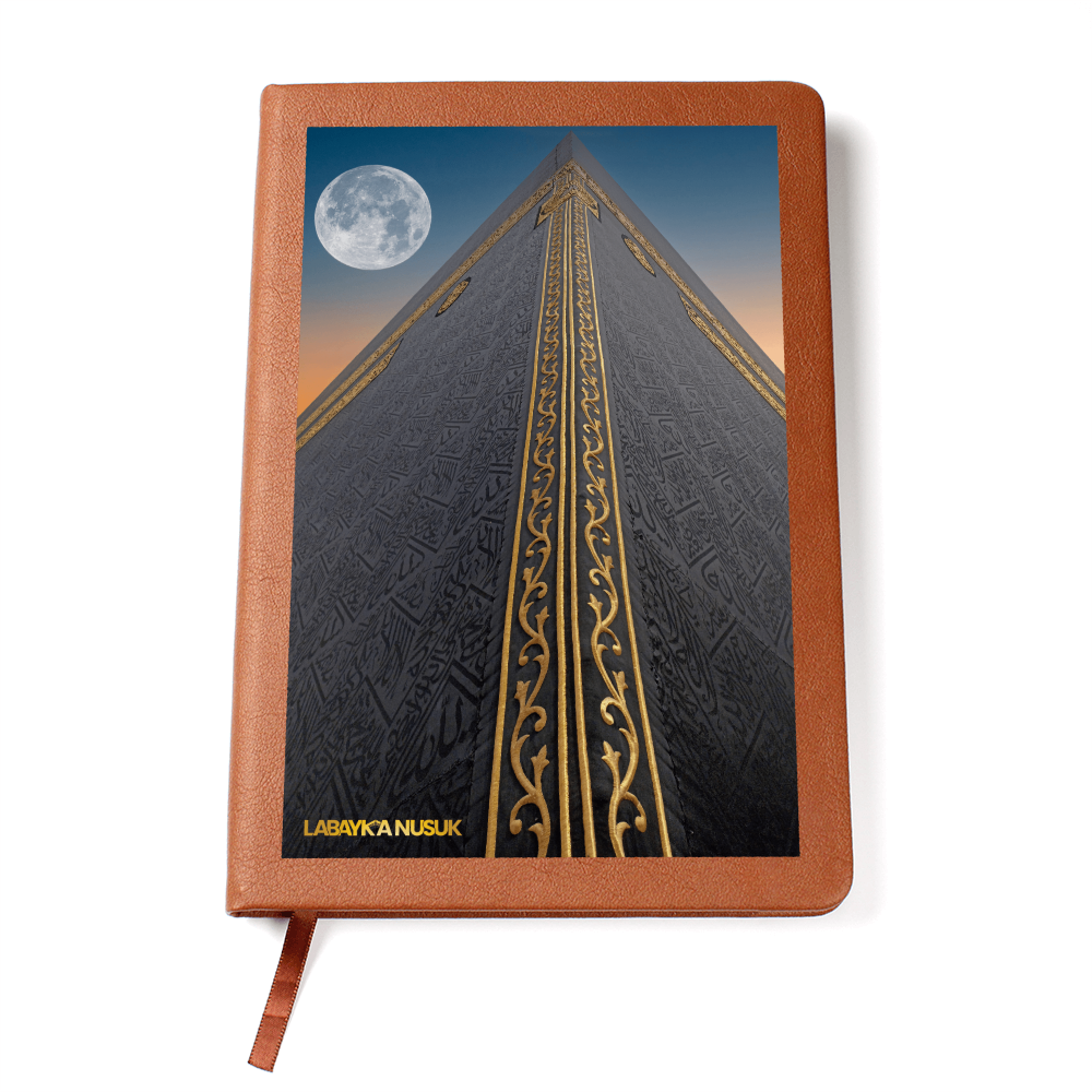 Bloc-notes Élévation Vue de la Kaaba Cuir Végétalien