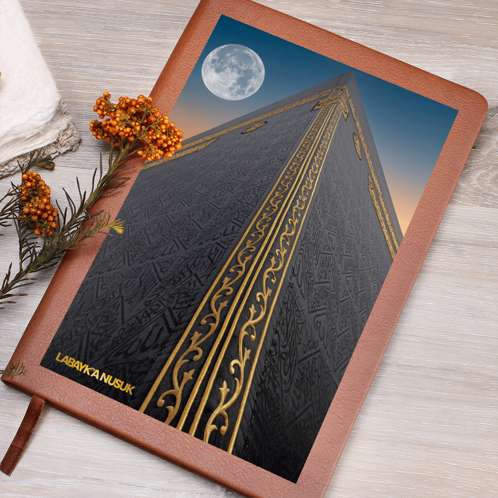 Bloc-notes Élévation Vue de la Kaaba Cuir Végétalien