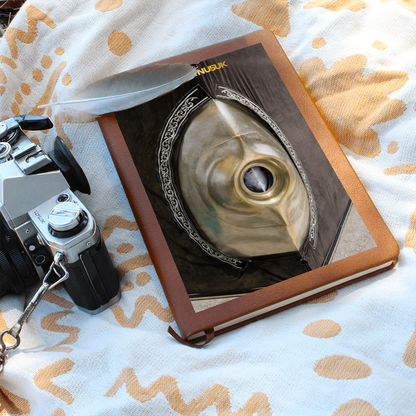 Bloc-notes Pierre Noire Hajar Al-Aswad Cuir Végétalien