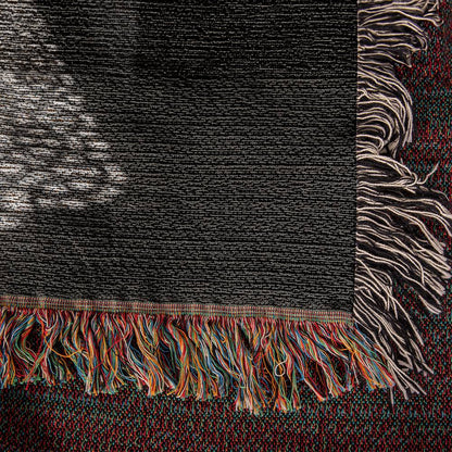 Tapis Couverture Nour de Voyage Hajj & Omra Tissée 100% Coton