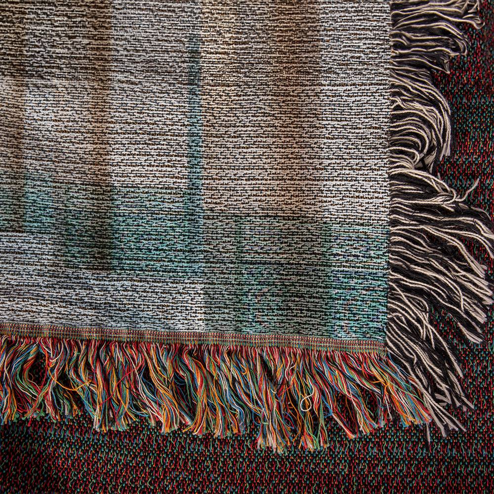 Tapis Couverture Voyage Hajj & Omra Tissée 100% coton