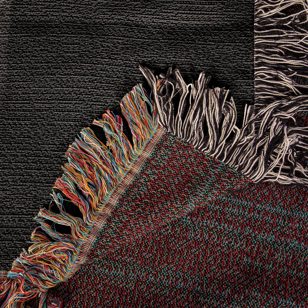 Tapis Couverture Nour de Voyage Hajj & Omra Tissée 100% Coton